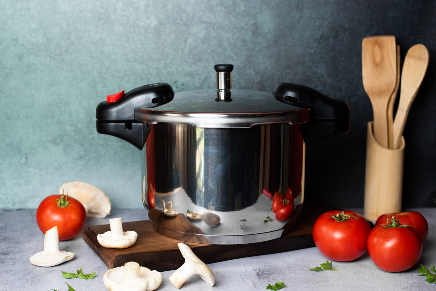 Metalac Premium Schnellkochtopf METINOX Edelstahl, 24cm, 9 Liter, 20,5cm hoch