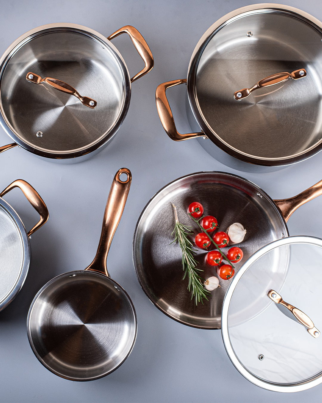 Metalac Ofenblech mit Glasdeckel 24cm|6l, VENERA, Edelstahl