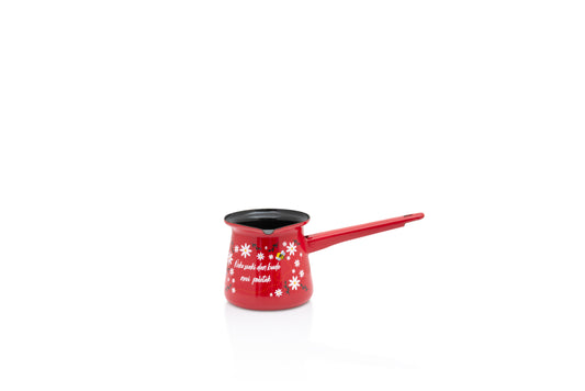 Metalac Kaffeekocher ´4 Tassen, ROTE BIENE, Emailliert, im Vintage Design